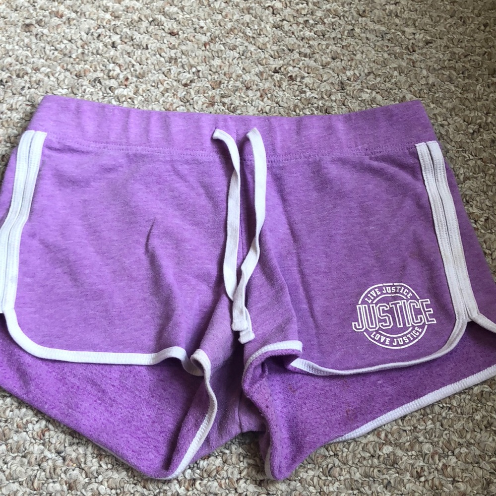 Purple shorts